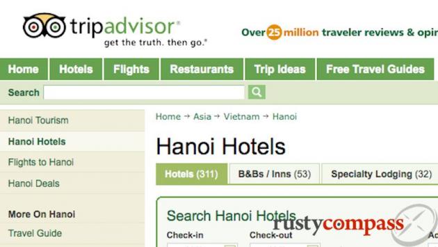 Is tripadvisor.com being scammed in Hanoi?